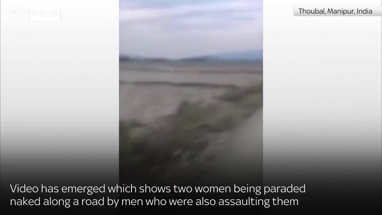 Gang rape investigated as video shows abducted Indian women being paraded  naked in Manipur | World News | Sky News