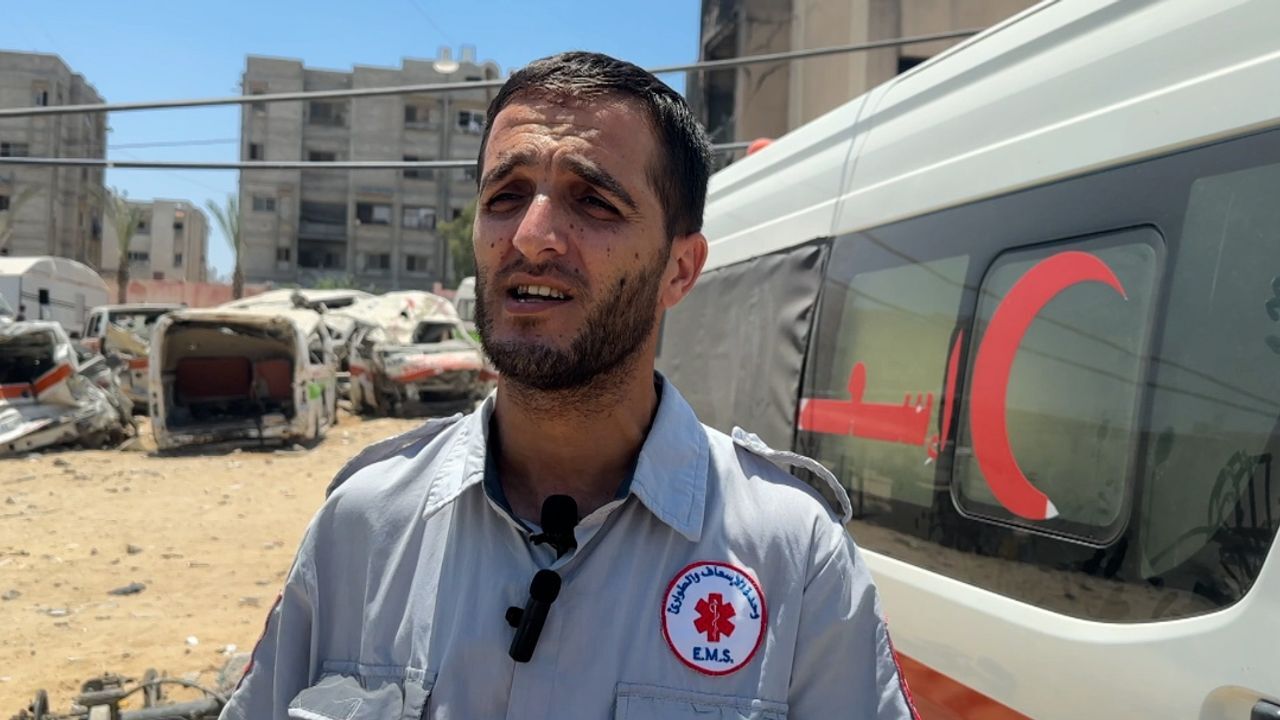 Palestinians shot while seeking aid, says paramedic Palestinians shot while seeking aid, says paramedic