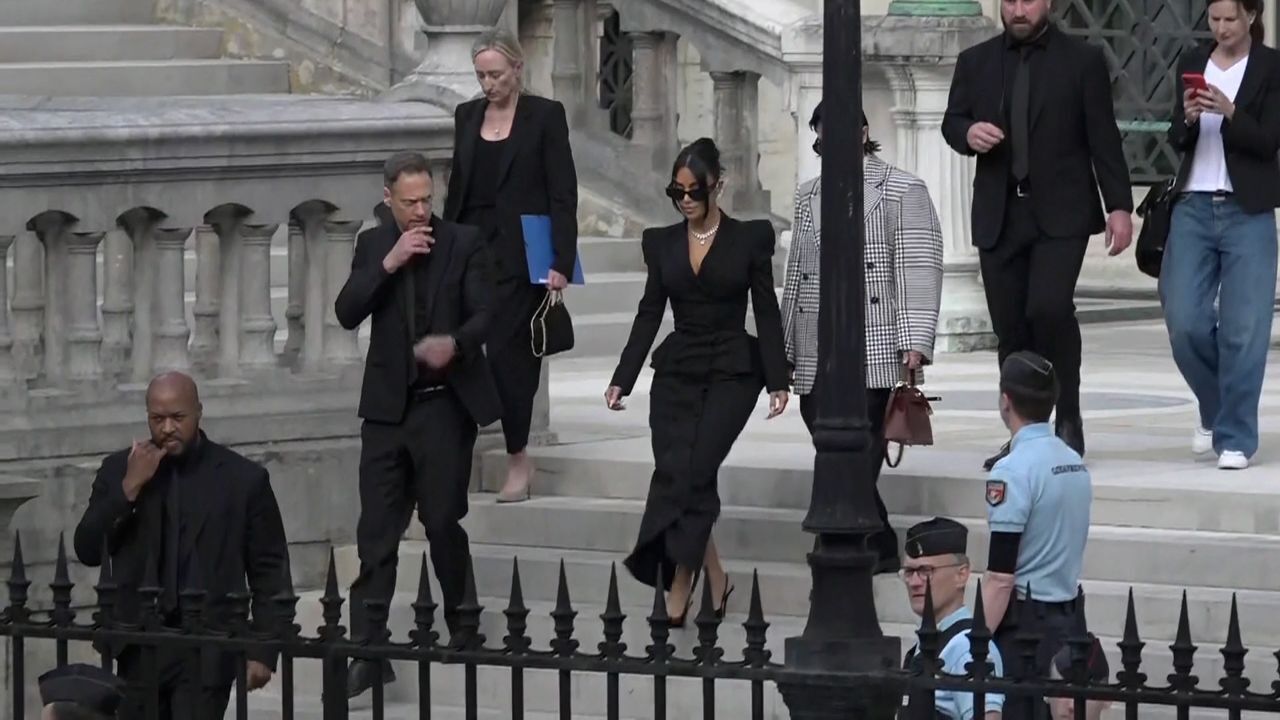 Kim Kardashian departs Paris court after testifying in robbery trial
