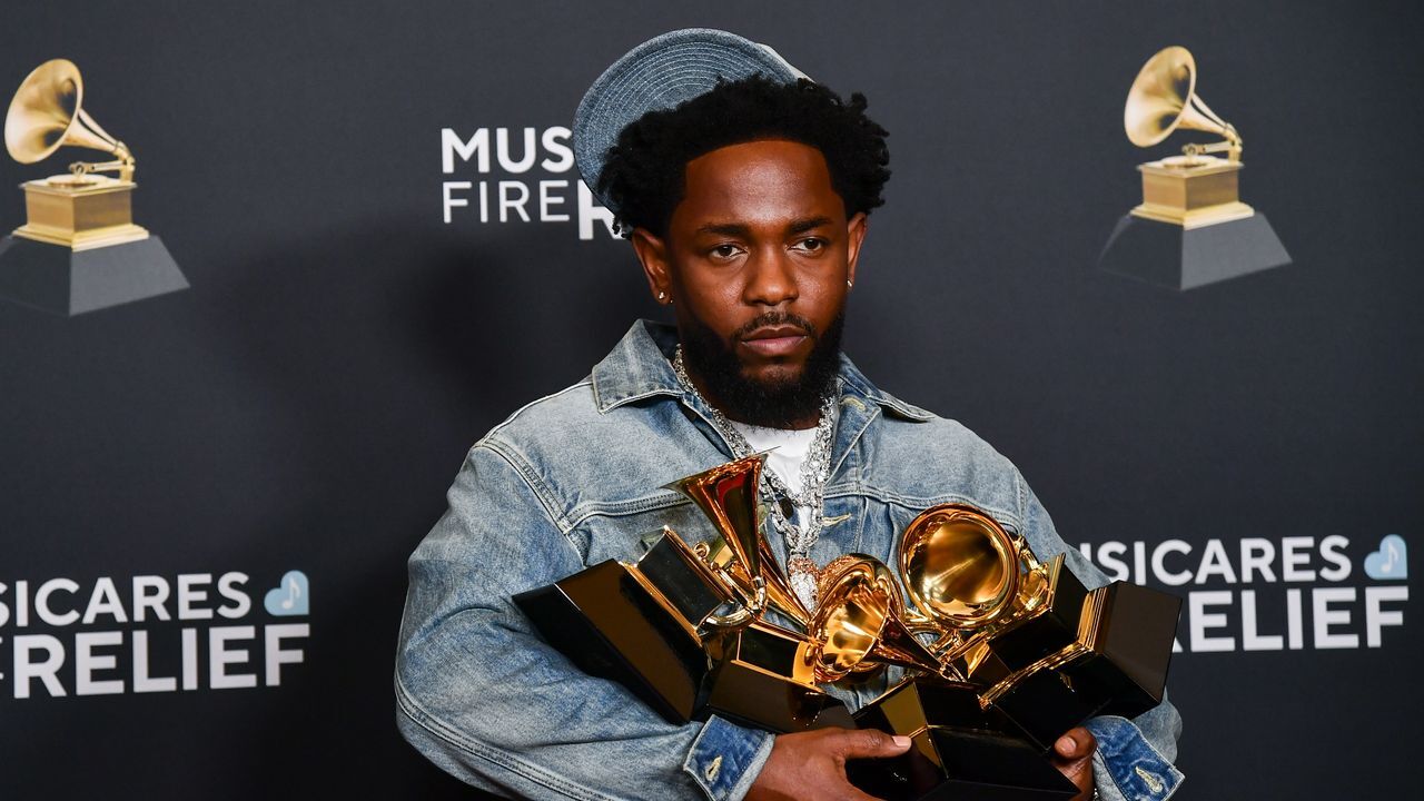 The rapper won the record of the year Grammy Award with his Drake diss “Not  Like Us", along with three other prizes at the preshow ceremony.