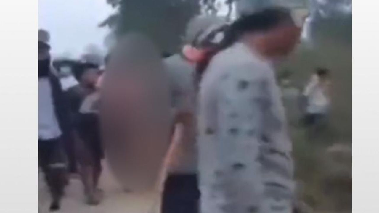 Gang Bang Rape Public Porn Video - Gang rape investigated as video shows abducted Indian women being paraded  naked in Manipur | World News | Sky News