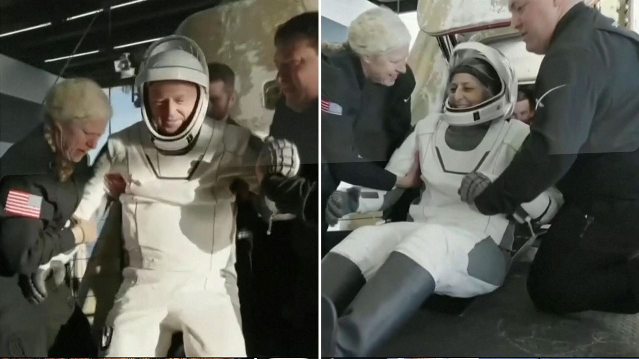 Suni Williams and Butch Wilmore latest: 'Wonderful' reunion ahead for astronauts as they splash down back to Earth | Science, Climate & Tech News | Sky News