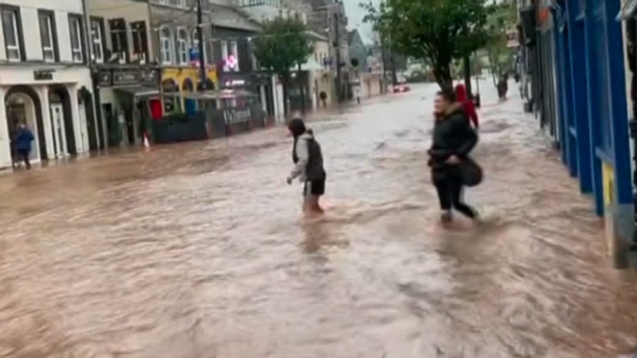 Storm Babet causes flooding in Ireland