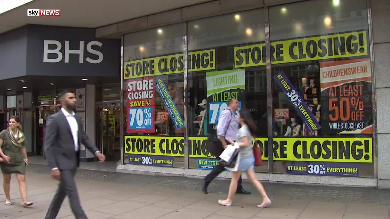 Last BHS Stores Close After 88 Years On High Street Business