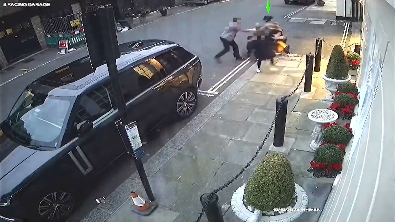 CCTV shows luxury watch thief mistakenly target pair of undercover officers