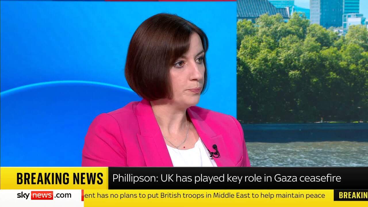 Politics latest: UK played 'key role' in Gaza peace deal but won't put troops on ground, minister says